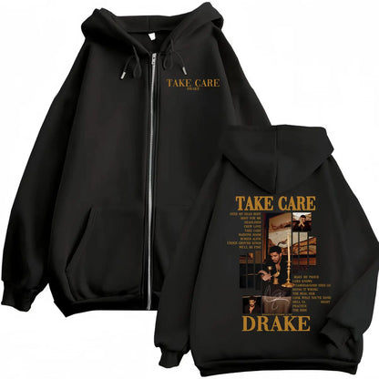 Take Care Album Zipper Hoodie