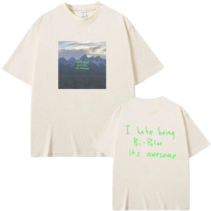 I Hate Being Bipolar Its Awsome Hoodie
