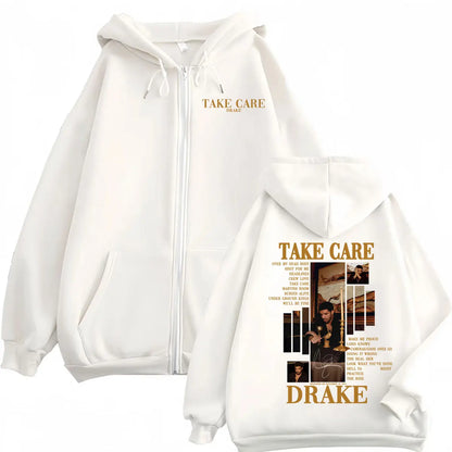 Take Care Album Zipper Hoodie